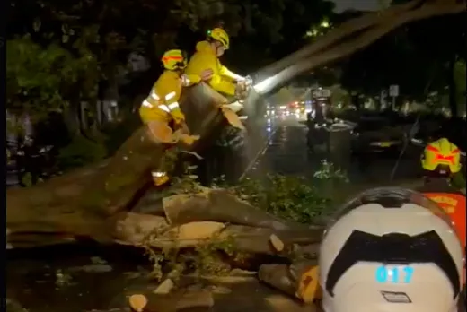 Intensas lluvias provocaron emergencias y caos en el Valle de Aburrá. Alcaldía de Medellín se volcó en atención esta noche de viernes