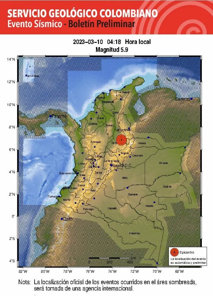 ¿ Sintió el temblor de la madrugada ?