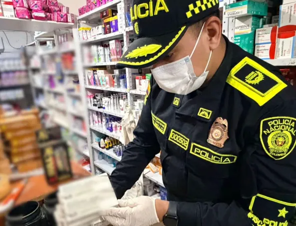 Operativo contra tráfico ilegal de fármacos dejó millonaria incautación en el sur de Cali