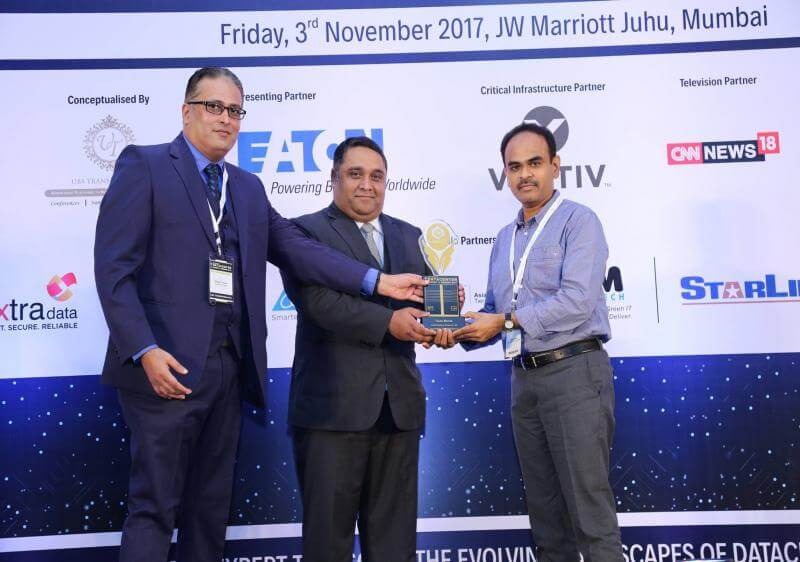 IIFL receives “Data Center Innovation award” 2017