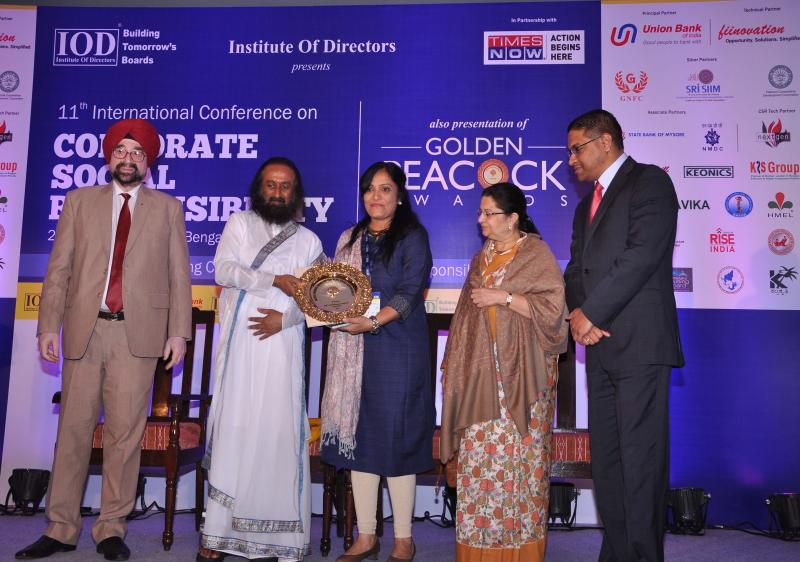 Golden Peacock Award for Corporate Social Responsibility