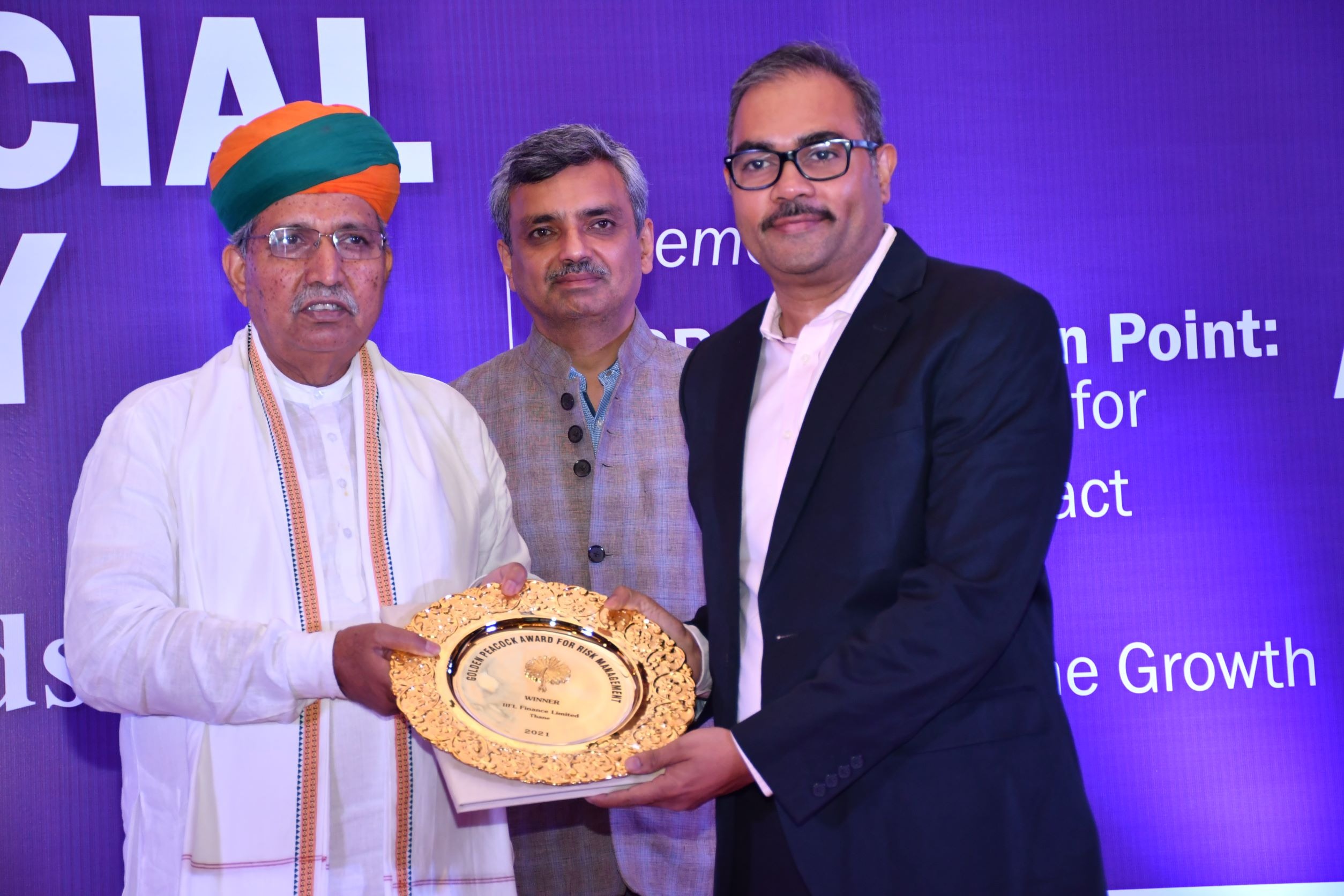 IIFL Finance received Golden Peacock Award for Risk Management