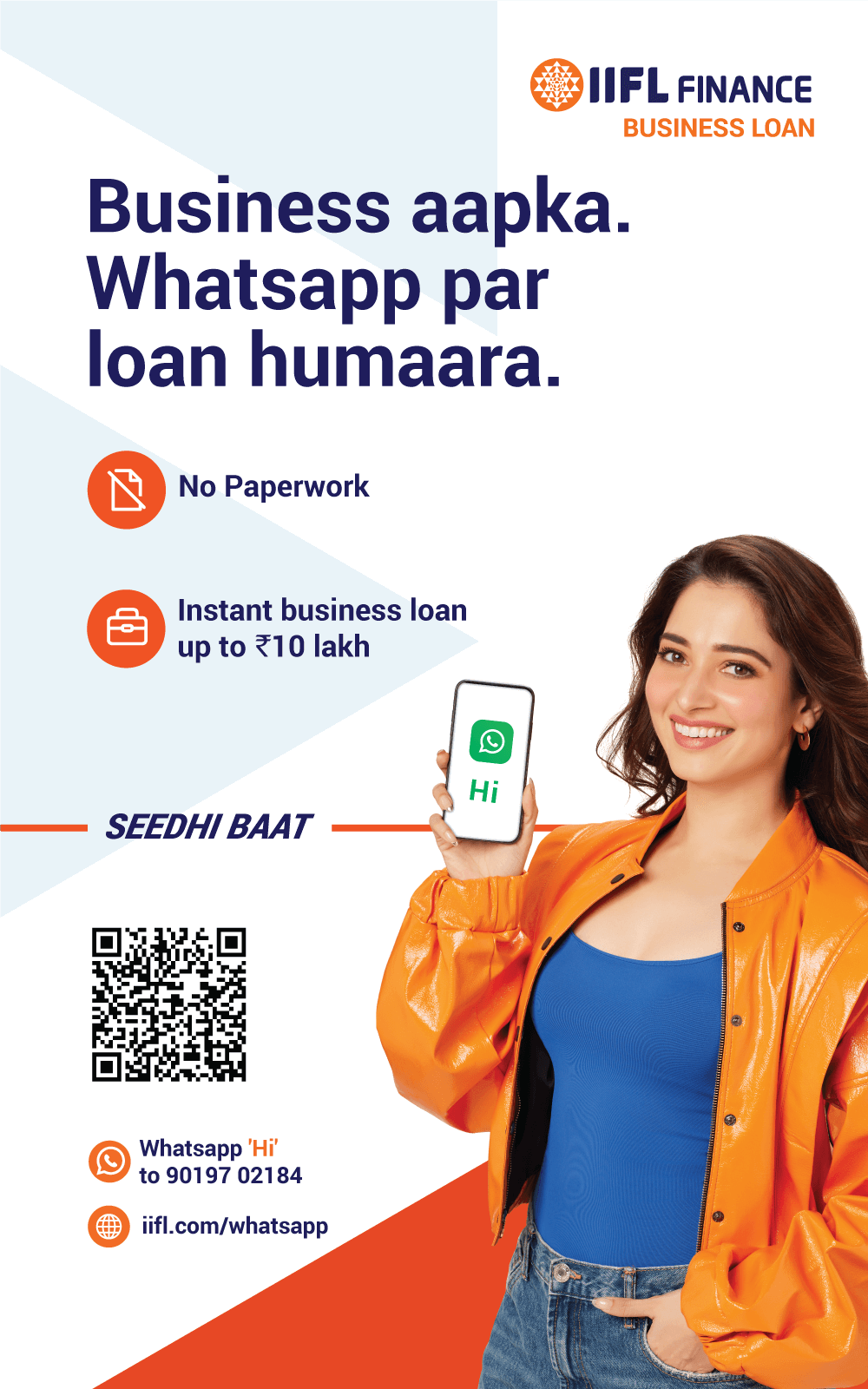 IIFL Finance offers up to Rs 10 lac loan on WhatsApp