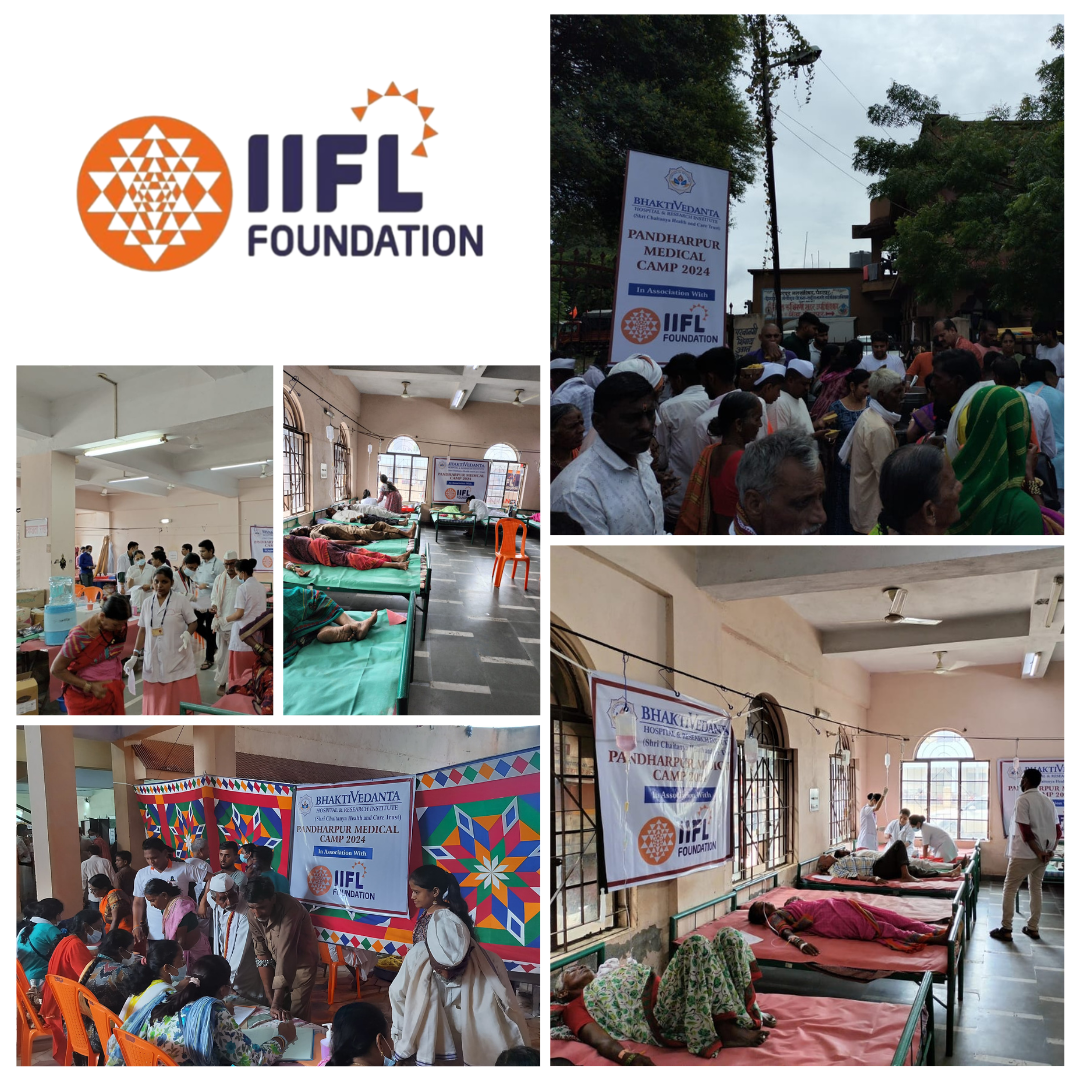 IIFL Foundation and BhaktiVedanta Hospital Organize Healthcare Outreach at Pandharpur 