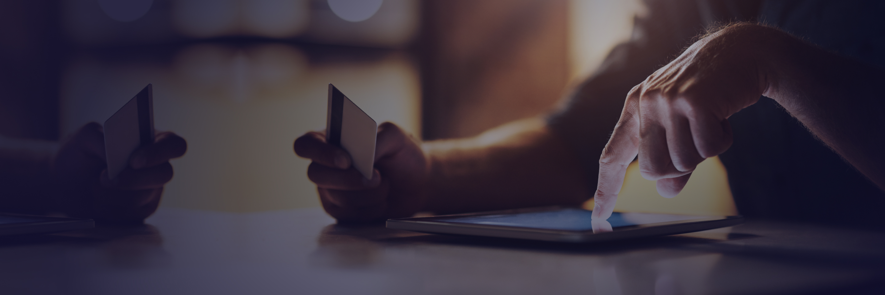 Person making online payment