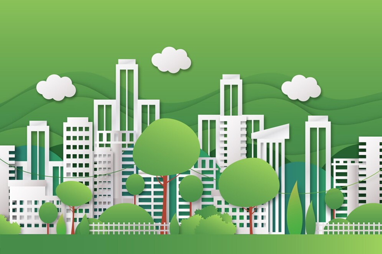 How do green constructions help build a sustainable ecosystem?