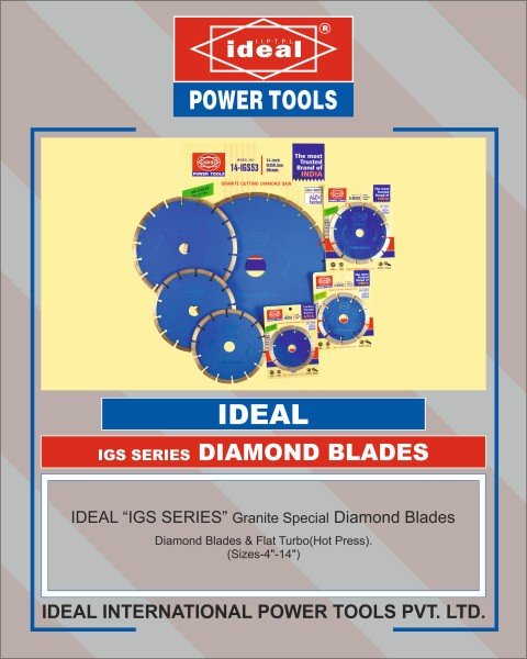 Ideal Diamond Blade SEG 8" ID 8IGS-53 (S.B)