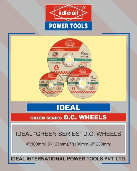 Ideal D.C Wheel ID DCG7 (7"X6mm)