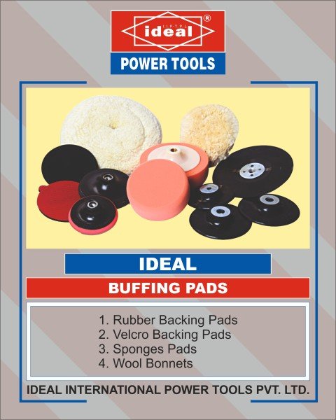 Ideal Buffing Pad WOOL BONET 5" VELCRO TYPE IMP