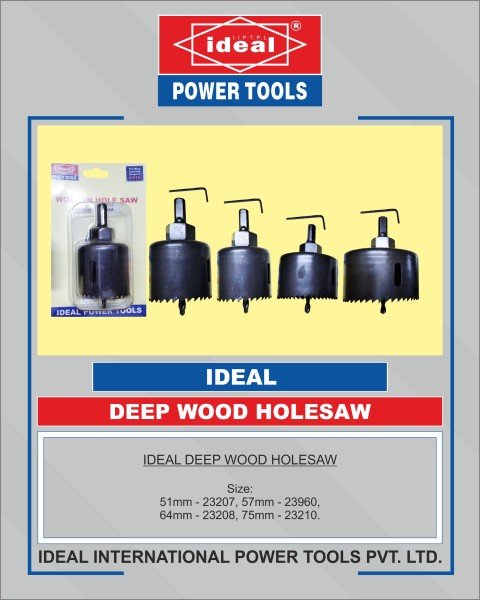 Ideal Holesaw WOOD HOLESAW DEEP 51MM IDEAL