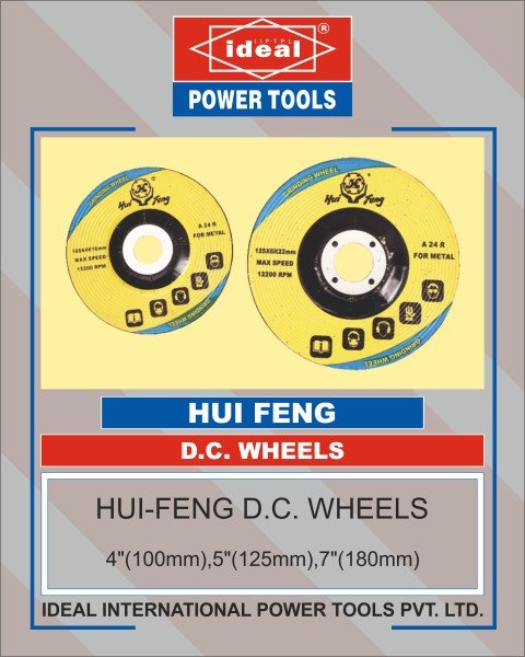 Hui Feng D.C Wheel GREEN HF DC 4" X 4MM
