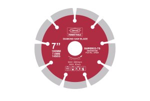 Ideal Diamond Saw Blade SEG 7" ID "SUPER53-7S RED"