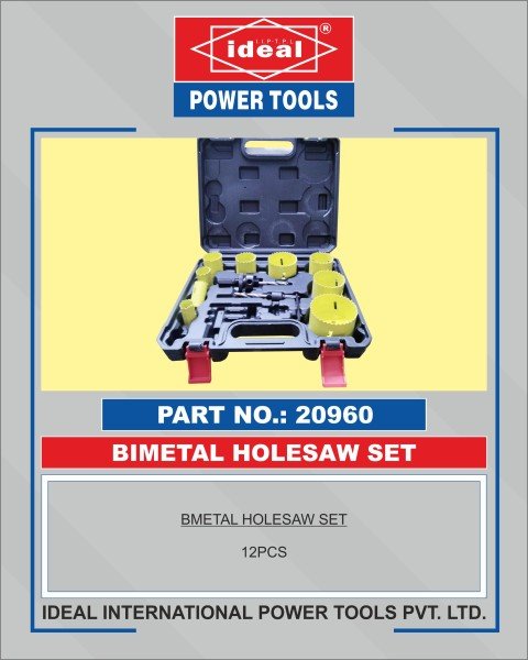 Ideal Holesaw 12PCS BIMETAL HOLESAW SET