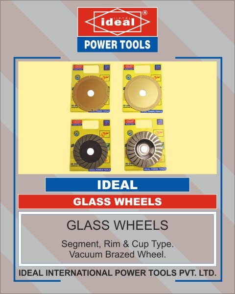 Ideal Glass Wheel ID GWG100 SLVR (CUP)