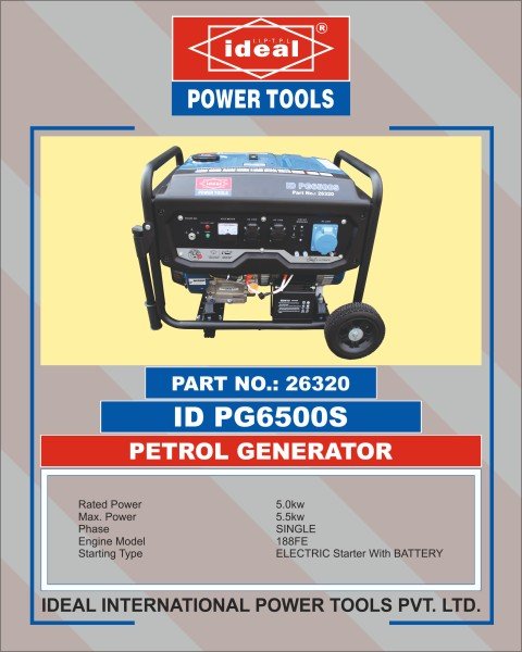 Ideal Gasoline Generator ID PG6500S