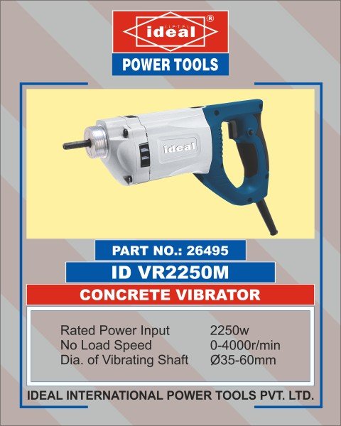 Ideal Concrete Vibrator ID VR2250M W/O SHAFT