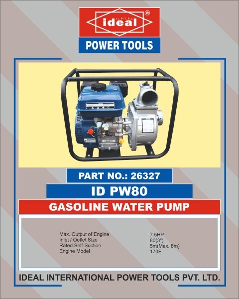 Ideal Gasoline Water Pump ID PW80