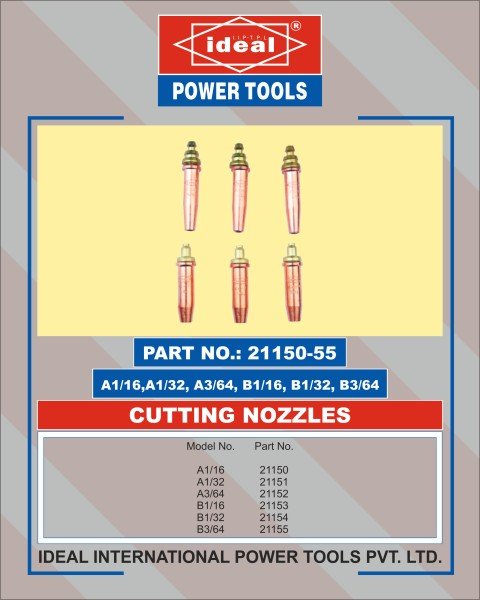 Ideal Welding Accessory ID CUTTING NOZZLES A-3/64