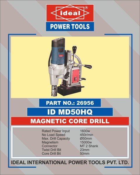 Ideal Magnetic Core Drill ID MD50HQ