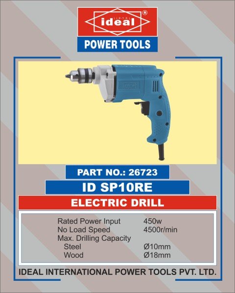 Ideal Electric Drill ID SP10RE