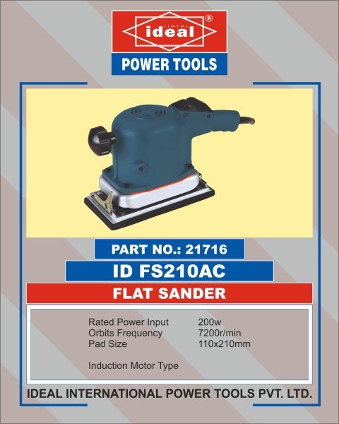 Ideal Flat Sander ID FS210AC