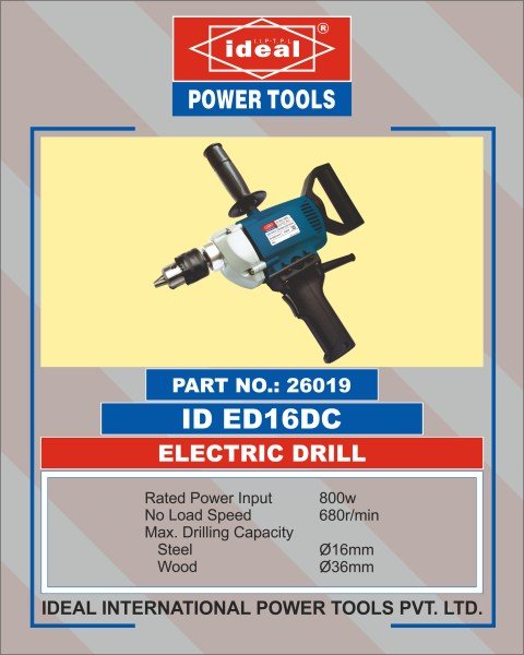 Ideal Electric Drill ID ED16HQ