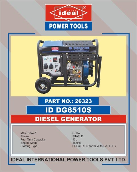 Ideal Diesel Generator ID DG6510S