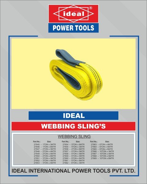 Web sling 3 Ton 6 m Durable Lifting Flat Webbing Sling Pulling/Tow
