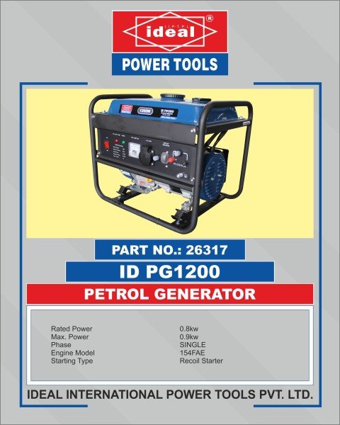 Ideal Gasoline Generator ID PG1200