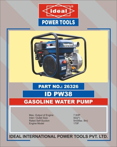 Ideal Gasoline Water Pump ID PW38
