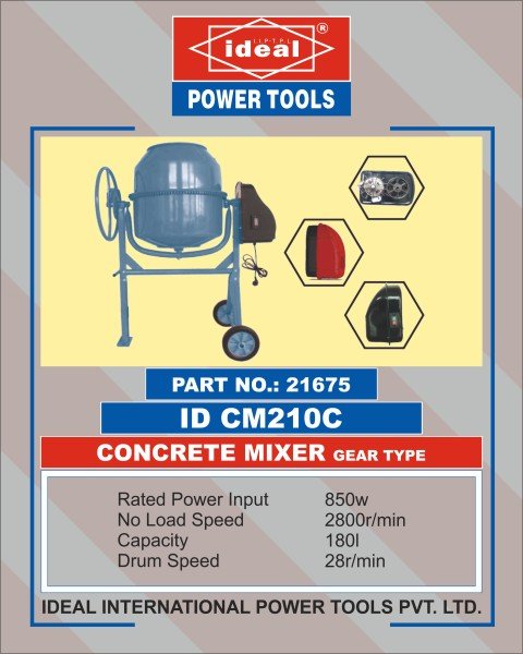 Ideal Concrete Mixer ID CM210C