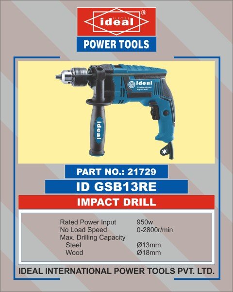 Ideal Impact Drill ID GSB13RE