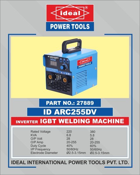 Ideal Welding Machines [Inverter Type] ID ARC255DV