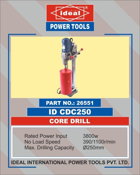 Ideal Core Drill ID CDC250