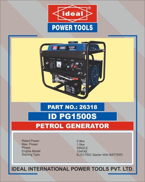 Ideal Gasoline Generator ID PG1500S
