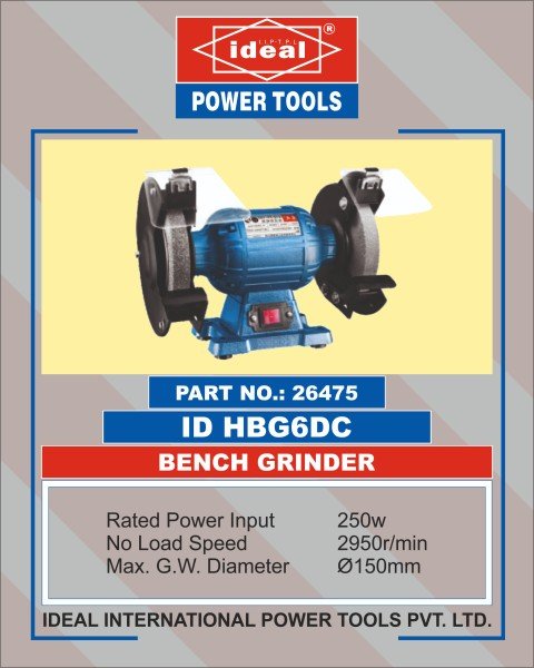 Ideal Bench Grinder ID HBG6DC