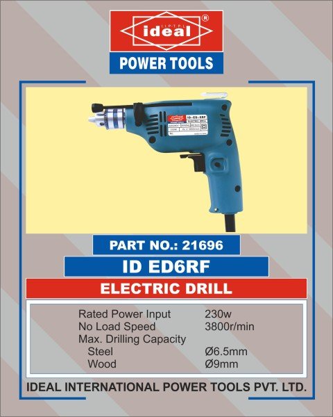 Ideal Electric Drill ID ED6RF