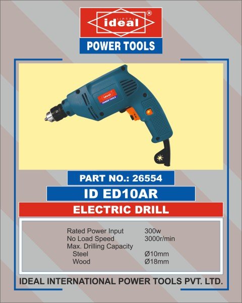 Ideal Electric Drill ID ED10AR