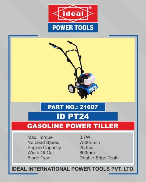 Ideal Gasoline Power Tiller ID PT24