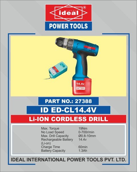 Ideal Cordless Drill IDED-CL 14.4V