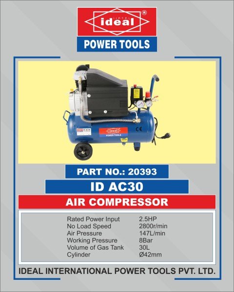 Ideal Air Compressor IDAC30 AIR COMP DIRECT DRIVE