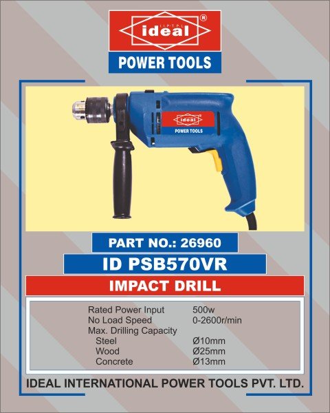 Ideal Impact Drill ID PSB570VR