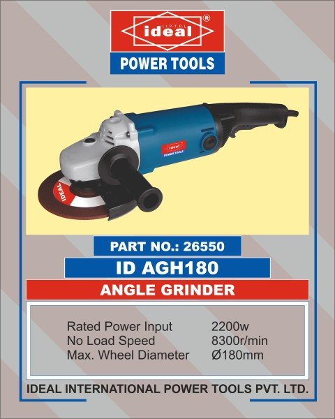 Ideal Angle Grinder ID AGH180
