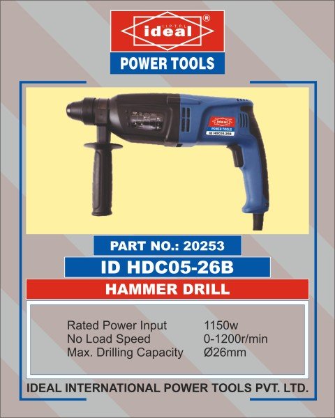 Ideal Hammer Drill ID HDC05-26B