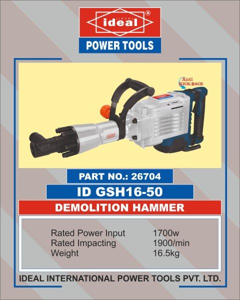 Ideal Demolition Hammer ID GSH16-50