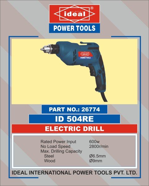 Ideal Electric Drill ID 504RE