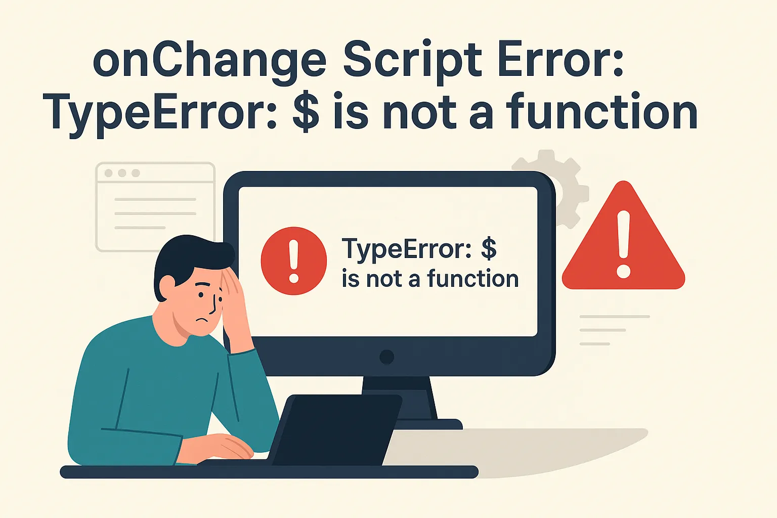 ServiceNow onChange Script Error: “TypeError: $ is not a function ...