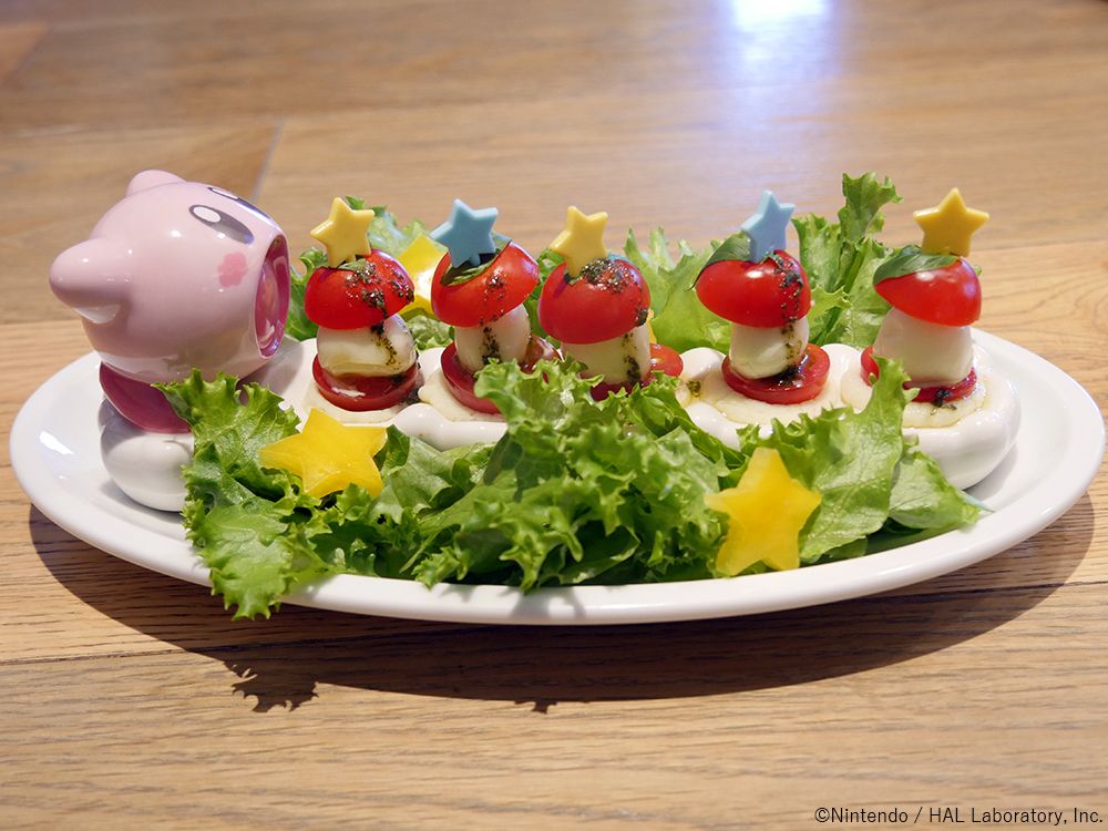 Kirby’s inhale-Caprese salad