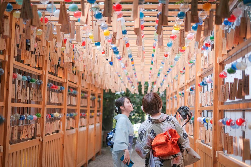 Harmonizing with summer: Wind Chime Festival at Kawagoe Hikawa Shrine