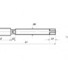 Volkel Short Machine Tap DIN 352 Form D HSS-G BSW 1/8 – BSW 1”